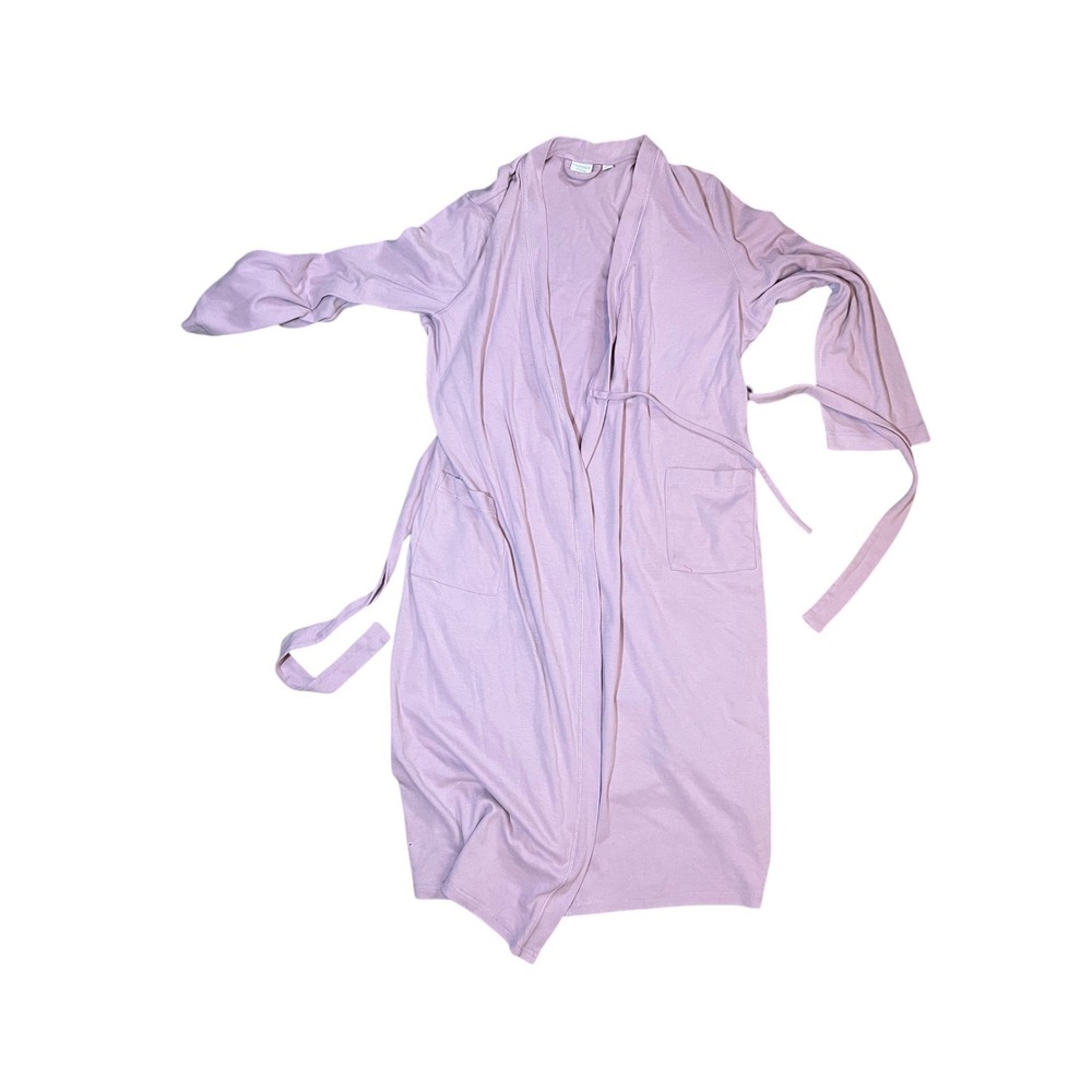 Sonoma LifeStyle Intimates Womens Robe Purple Cotton Polyester Blend‎ Size L